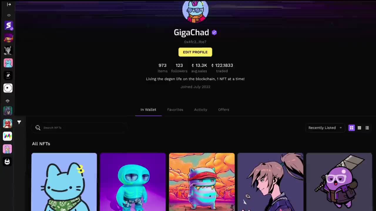 Official demo of personalized collector profiles