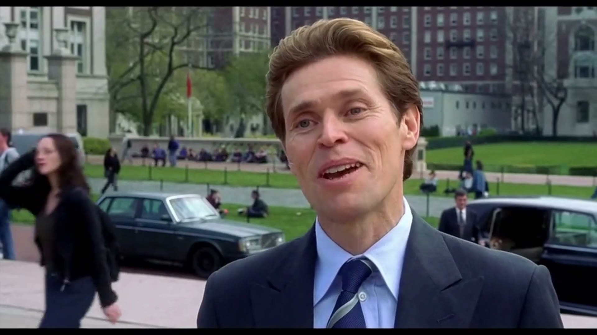 Norman Osborn in a rescripted Spider-Man scene